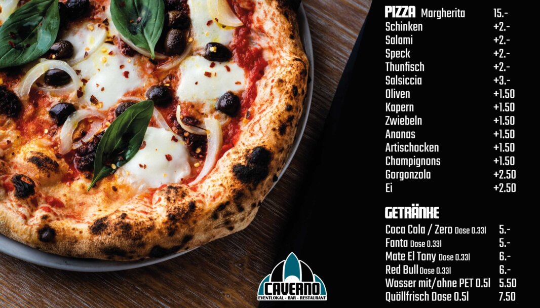 Caverno Holzofen Pizza Bülach